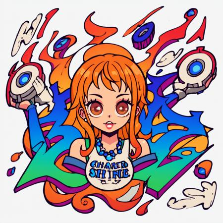Character graffiti Pony (Bomb rush cyberfunk)