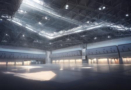 東京ビッグサイト東展示場  / TokyoBigSight EASTHALL indoors SDXL