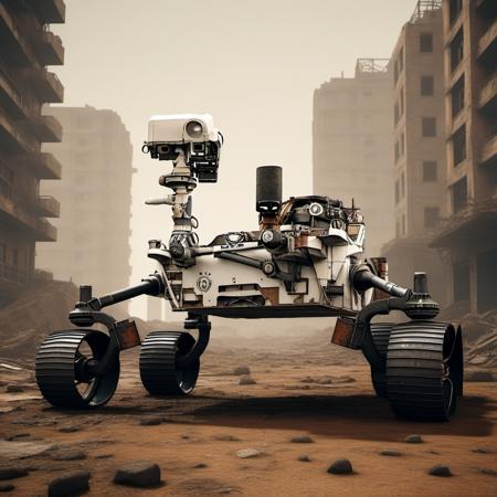 Curiosity Mars Rover - SDXL