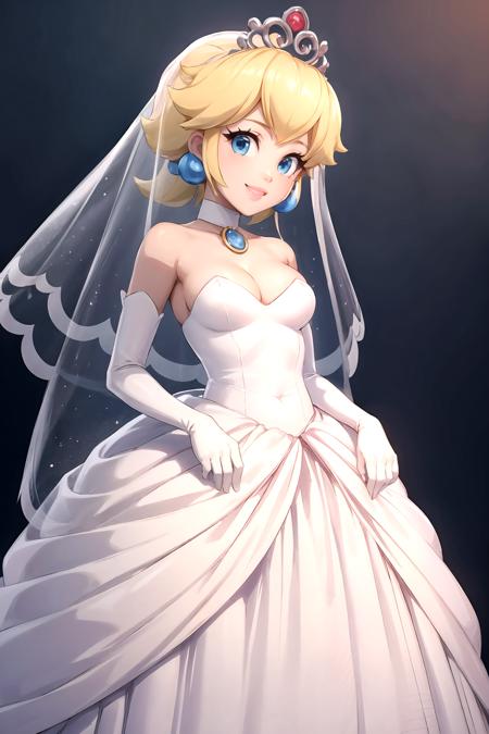 Princess Peach+ (4 Outfits)版本Peach Wedding Dress (ID: 227725)