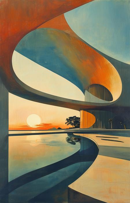 designed by Oscar Niemeyer [SDXL] 313