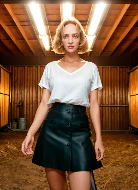 Uma Thurman (young years)