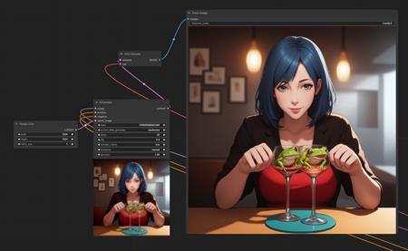 SD3 - Anime Consistency Experiment - v0.3版本v0.2 Comfy Workflow (ID: 688676)
