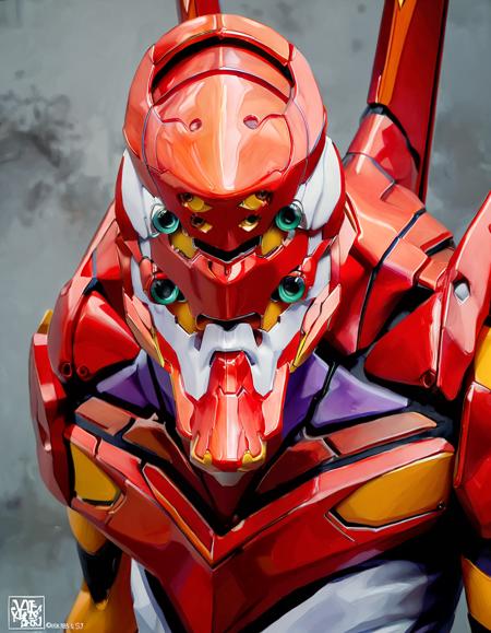 Neon Genesis Evangelion - Eva-02 - SDXL