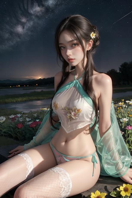古典唐风飘逸纱裙装-性感吊带汉服(合集) 【Chine】Classical Tang-style ethereal chiffon dress - Sexy halter Hanfu.
