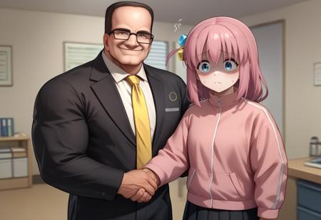 Young Michael Scott Shaking Ed Trucks Hand Meme | Concept / Pose LoRA XL版本v1.0 (ID: 683133)