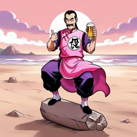 Tao Pai Pai - Dragon Ball - SDXL Realistic, Anime & 3D