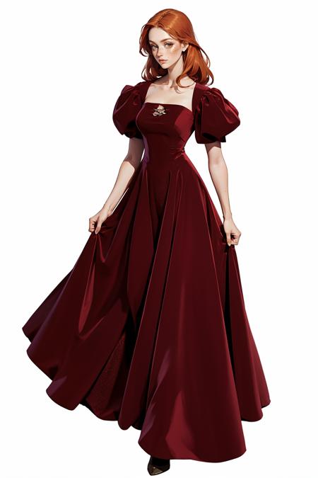 Red Velvet Back Cutout