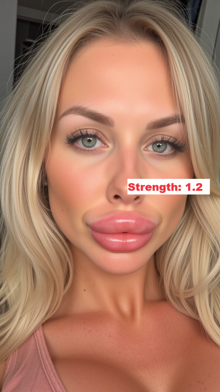 Bimbo lips