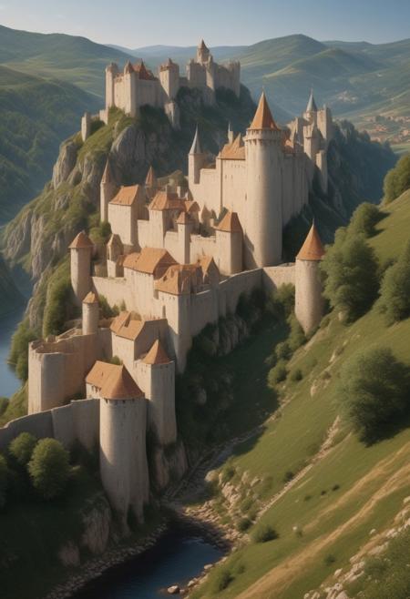 landscapes of castles and fortresses