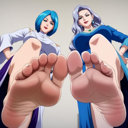 2 girls foot stomp