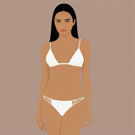 Flat 2d Style Cutout
