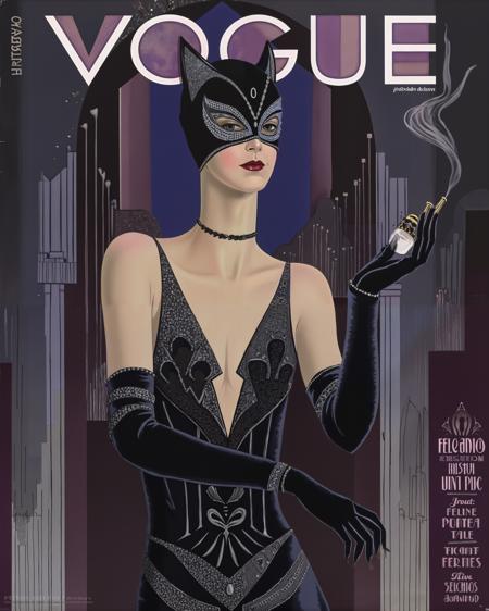 VOGUE (Fashion Magazine Cover Vintage) [SDXL & Flux]
