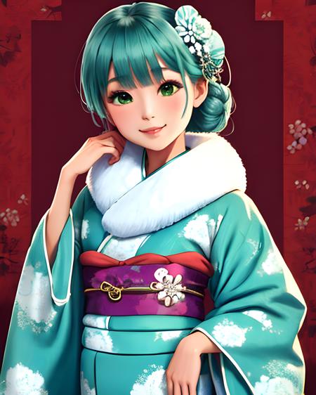 Furisode Fur Collar