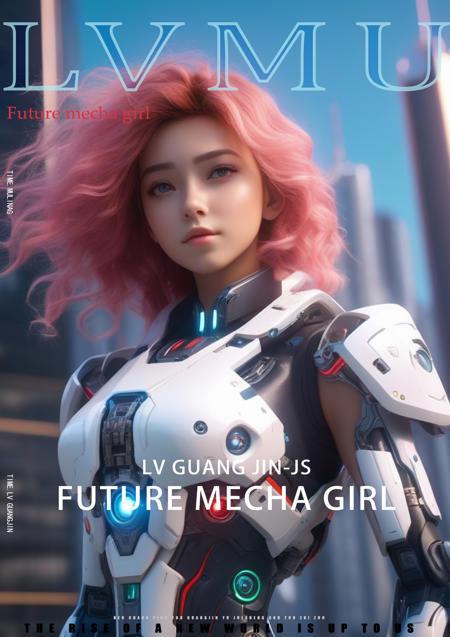 CG-futuristic mecha female