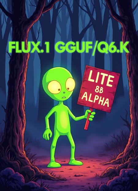 Flux.1 Lite 8B Alpha GGUF Q3.KS Q4/Q4.1/Q4.KS Q5/Q5.1/Q5.KS Q6.K Q8 BF16版本Q6.K (ID: 995967)