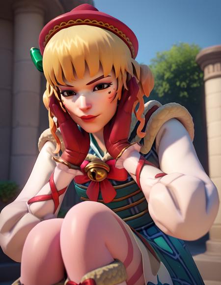 Sleighing D.Va skin