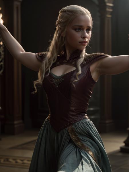 Emilia Clarke as Daenerys Targaryen - LORA  - FLUX and PONY ?