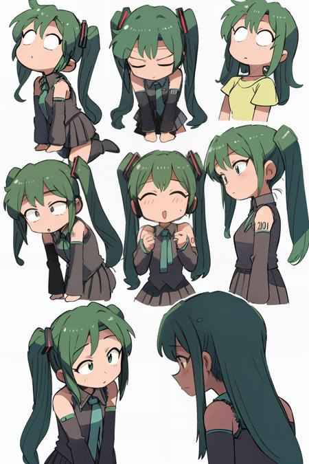 chibi comic style Q版小漫画