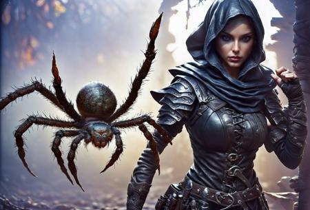 Giant spider lair