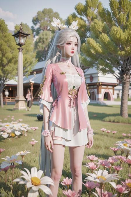 【Anime & 3D】yinziping-pink-Naraka_game_character 永劫无间-殷紫萍(粉)
