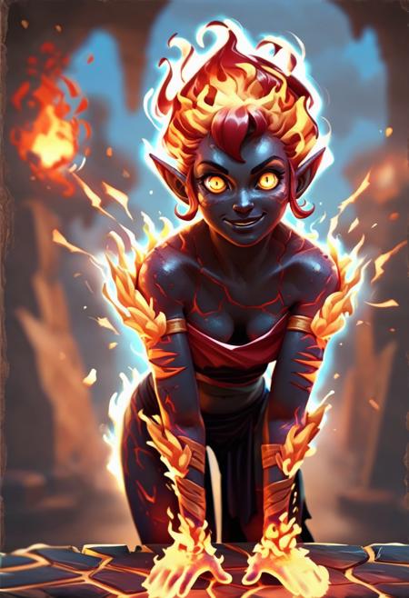 Fire Girl & Fire Aura [Pony XL]