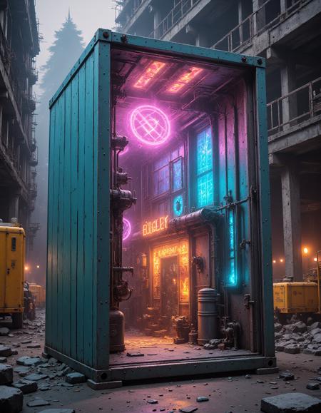 Contained Color Flux