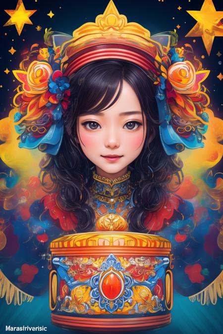 A colorful coffee shop poster or similar style - tangbohu 13