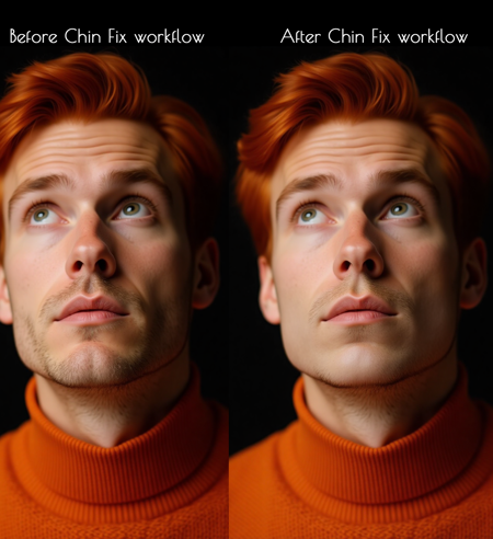 Automatic Chin Fixer workflow
