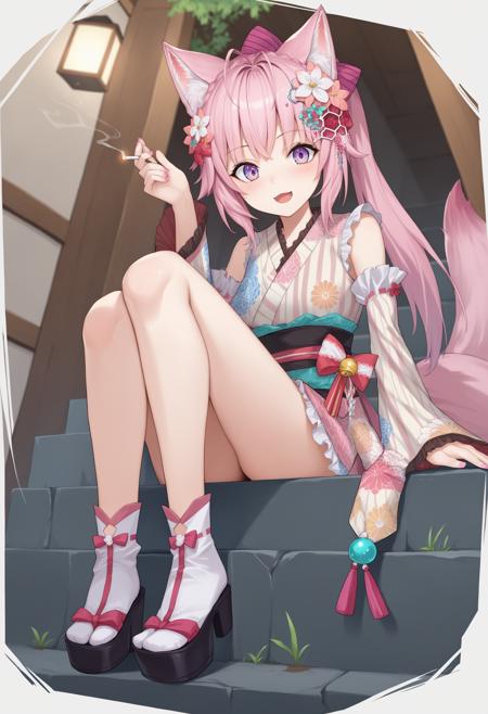 [ponyXL] Hakui Koyori 博衣こより (4 outfits) || Hololive (ホロライブ)