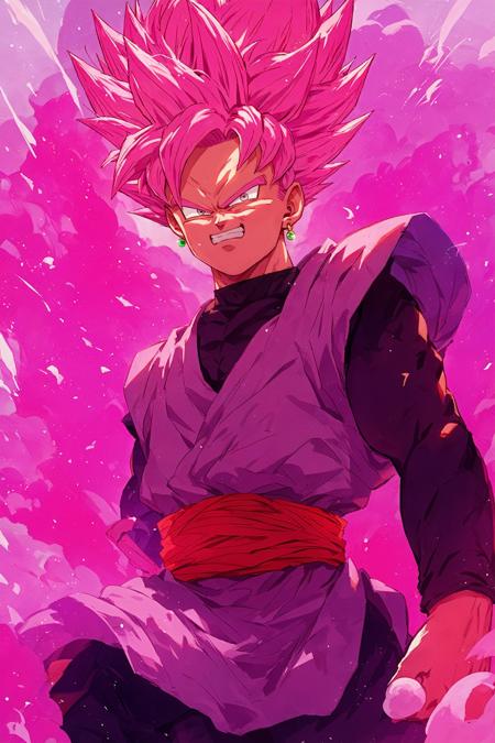 Black Goku rosé (pony) (Dragon ball super)