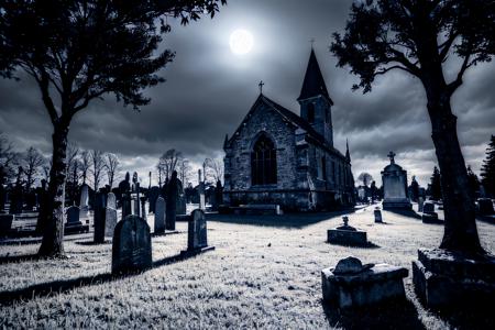 Edob Church Cemetery Creepy Night