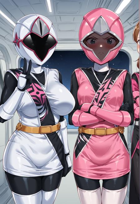 Shironinger & Momoninger (Shuriken Sentai Ninninger) XL