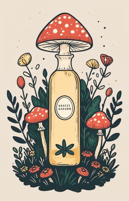 A strange combination of cat and mushroom - tangbohu [SDXL] 10