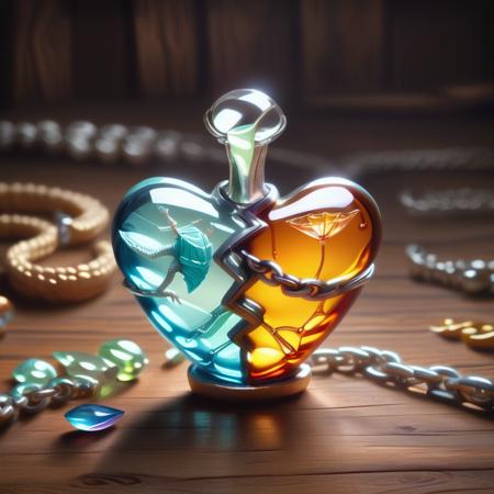 ? Split Heart Necklace PDXL ? - Custom broken heart necklace