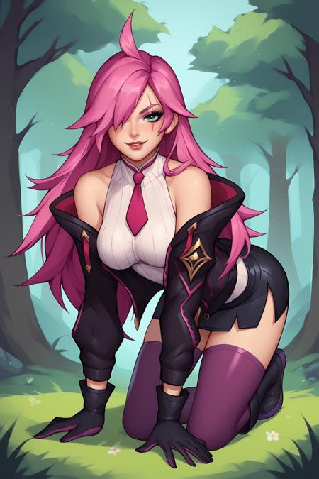 Battle Academia Katarina (League of Legends) - Comission LoRA PonyXL [NSFW Support]