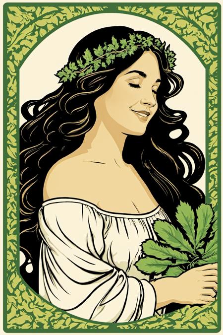 Inspired by Mucha (Art Nouveau)