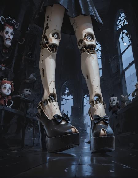 TUK Rewind - Slingback Peep Toe Platform Heels