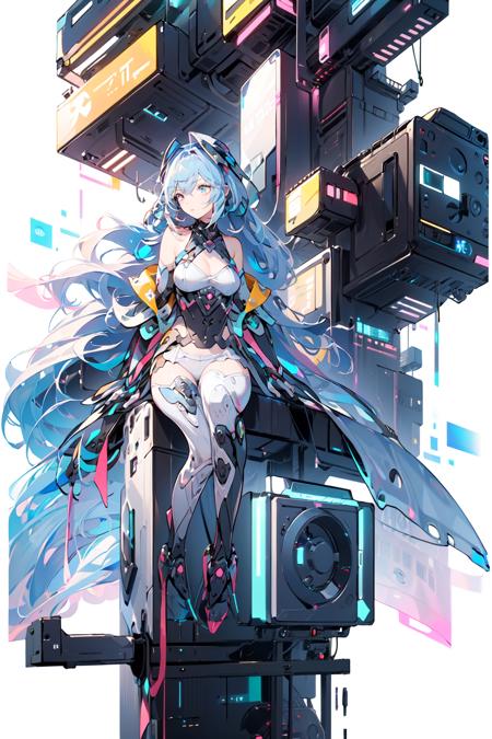 赛博girl/Cyberpunk girl/立绘 服设 人物 Lora