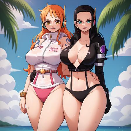 One Piece Egghead female fashion - Skimpy futuristic outfits (Updated to SDXL Pony)