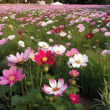 cosmos_bipinnatus 波斯菊花園