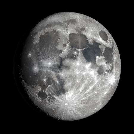 月亮 - Moon - NASA版本20240919 (ID: 866088)