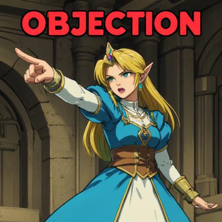 Phoenix Wright Objection Pose (Flux/Pony)