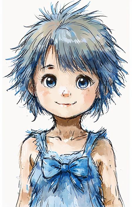 A painting style that combines blue and white colors - tangbohu [SDXL] 26