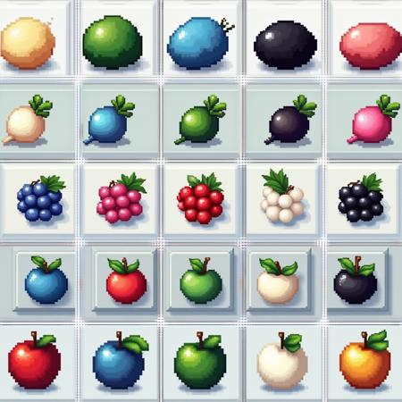 ComfyUI 5x5 Pixel Art Grid Workflow