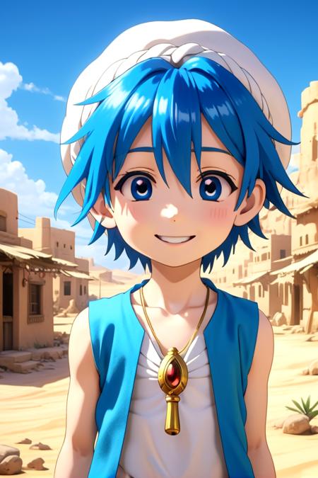 Magi: The Labyrinth of Magic - Aladdin - SDXL