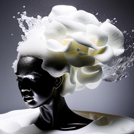 FloralMarble-WOKE_EDITION-SD2.x - Textual Inversion - (512x512)版本EMB_Black_Marble_Style_V5_2000steps (ID: 4616)