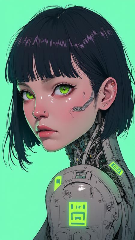 Cyberpunk Anime Style