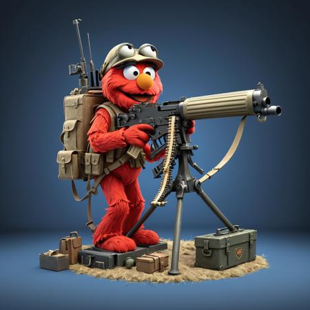 Vickers Medium Machine Gun (SDXL)