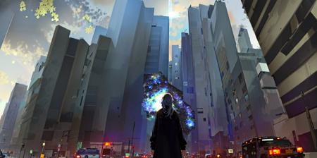 [LoRA] Movie Spider-man into the Spiderverse Landscape Style版本v1.0 (ID: 51659)
